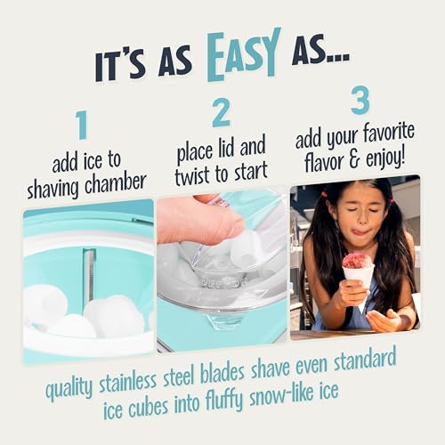 Retro Snow Cone Machine (Single Serve / Aqua)