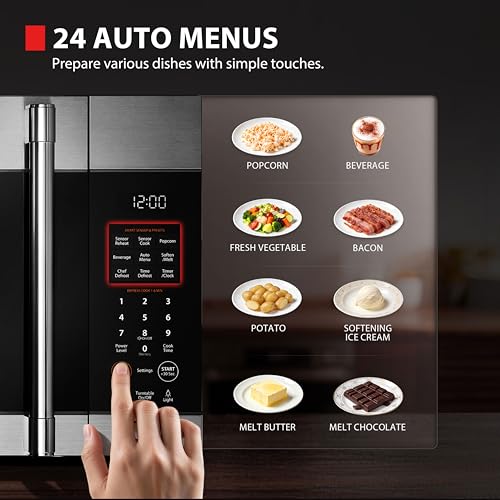 Over-the-Range Microwave Oven, 1.9 Cu.Ft, 1000W, Stainless Steel (Over the Range-1.9 Cu.Ft.)
