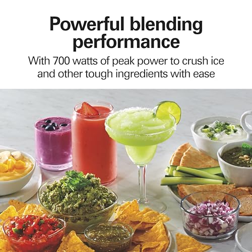 Power Elite Blender For Smoothies With Wave Action System (Black / 40 Oz. Glass Jar + 3 Cup Vegetable Chopper)
