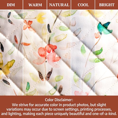 Pot Holders 100% Cotton Potholders (005 - Colmar / 8" x 8" (Pot Holder Pack of 2))
