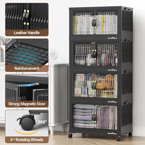 240Qt Stackable Storage Bins with Lid (3 Count)