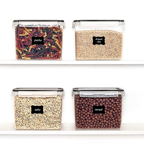 3.6L Food Storage Containers (Black / 3.6L)