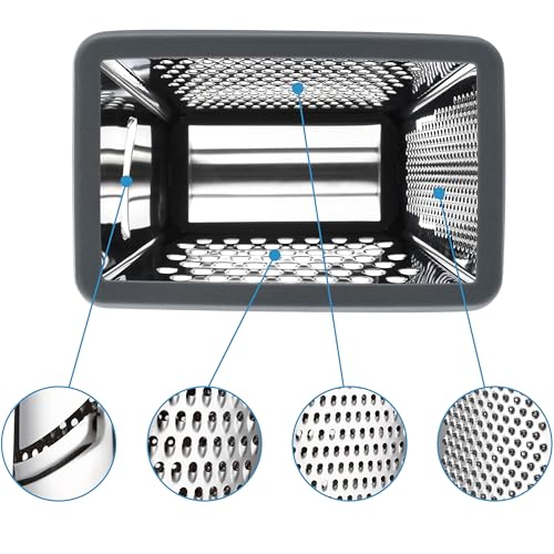Stainless Steel XL Cheese Grater for Kitchen
