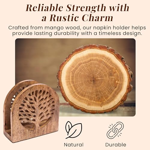 Wood Napkin Holder for Table