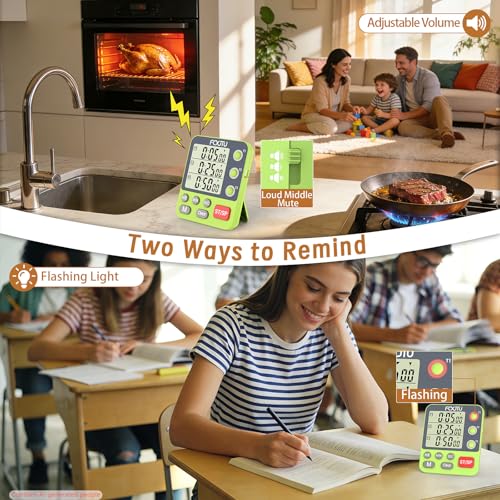 Digital Dual Kitchen Timer