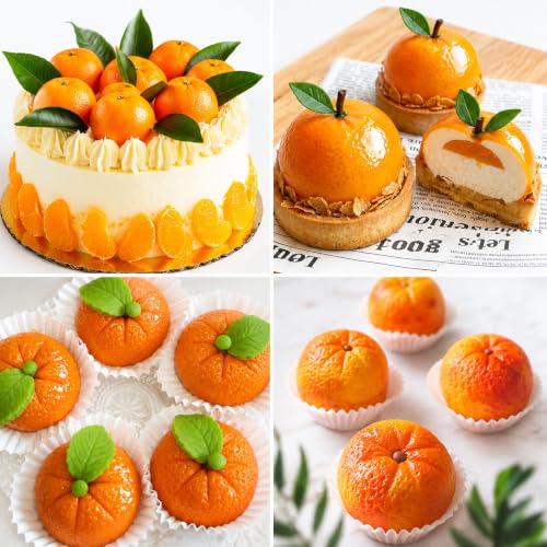 Orange Silicone Mold for Baking Mousse Cake