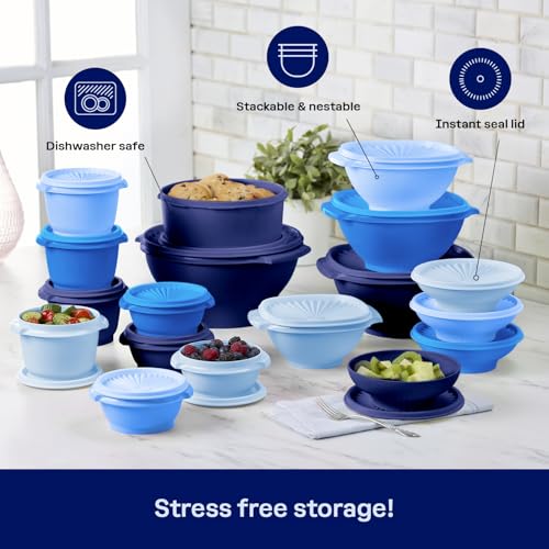 Heritage 36 Piece Vintage Blue Set (36 Piece Set - Blue)
