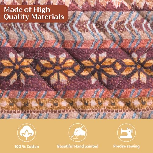 Pot Holders 100% Cotton Potholders (022 - Fair Isle / 8" x 8" (Pot Holder Pack of 1))