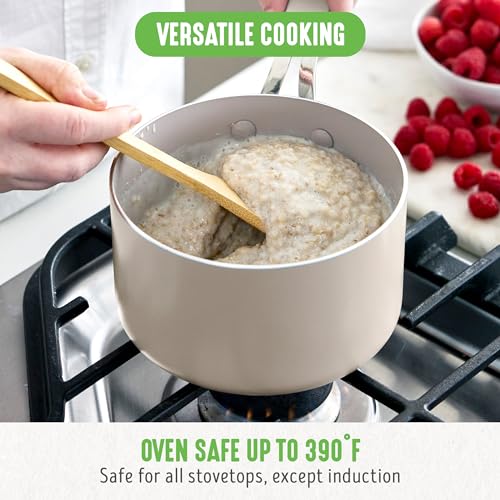 2 Quart Nonstick Saucepan with Lid