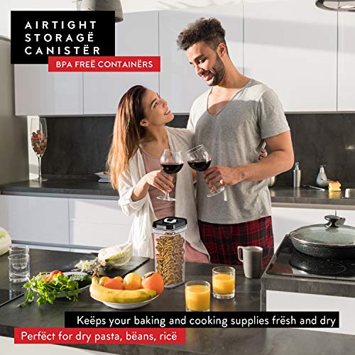 Airtight Food Storage Containers with Lids (02 - 1.4 Liters (Set of 4))