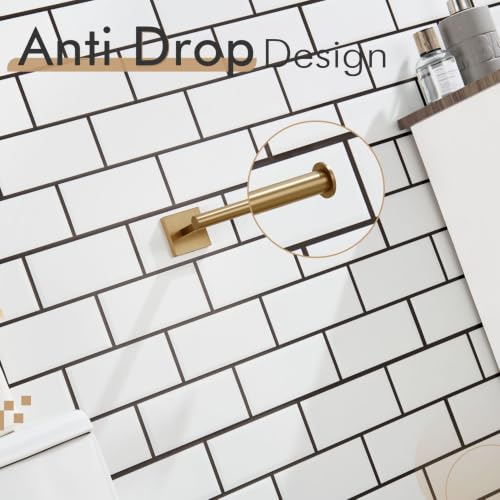Toilet Paper Holder Toilet Roll Holders Hold Mega Rolls Kitchen Bathroom Tissue Paper Dispenser Champagne Bronze Stainless Steel