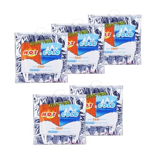 Hot and Cold Insulated Bags for Food Delivery (X-Large (Grocery Size))