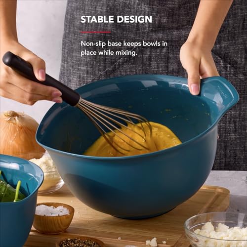Universal Nesting Plastic Mixing Bowls (Agave / Set of 3)