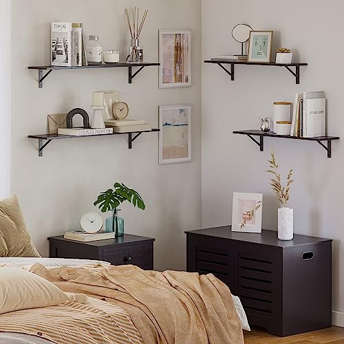 Long Wall Shelves (Espresso / 31.5 Inch)