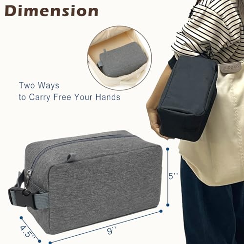 Small Insulated Lunch box Portable Soft Bag Mini Cooler Thermal Meal Tote Kit with Buckle for Work