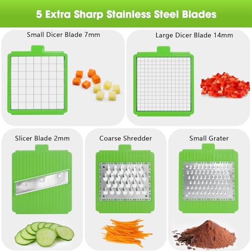 Manual Food Processor Large Vegetable Chopper