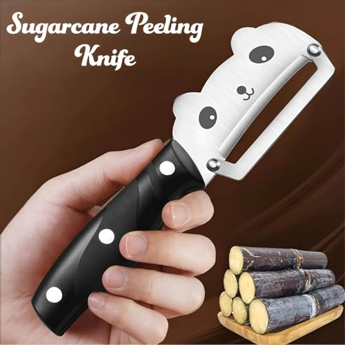 Vegetable Peeler Ergonomic Handle Stainless Steel for Potato Fruit (Standard / Black)