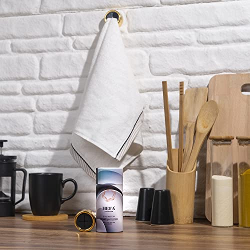 Modern Kitchen Towel Holder (4 Pack / Golden Yellow)