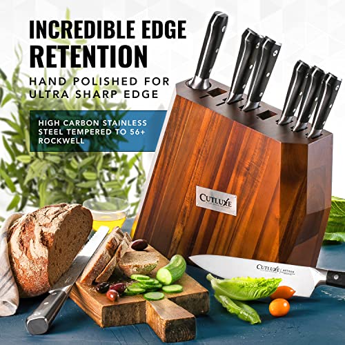 Kitchen Knife Set (8 Pcs Knife Set with Block)
