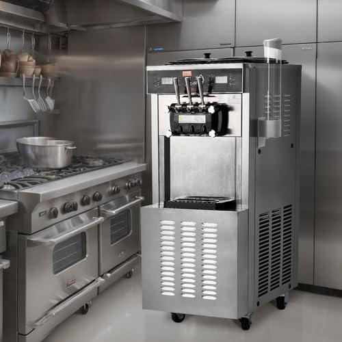 Commercial Ice Cream Machine (Vertical 3 Flavors Flagship Model)