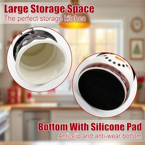 Christmas Kitchen Decor (Christmas Snowman White)