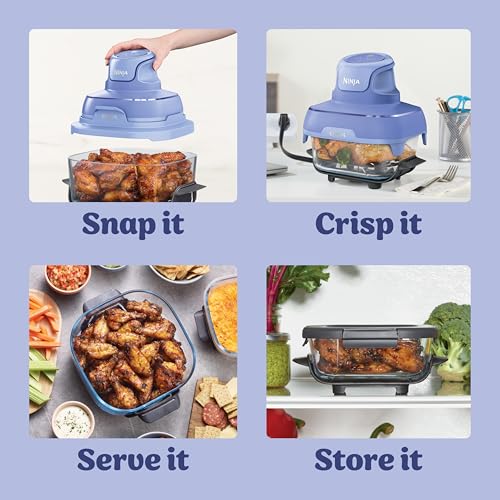 Crispi Glass Air Fryer (Frosted Lilac)