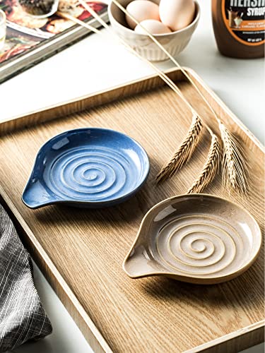 Spoon Rest Large Ceramic Spoon Holder for Stove Top