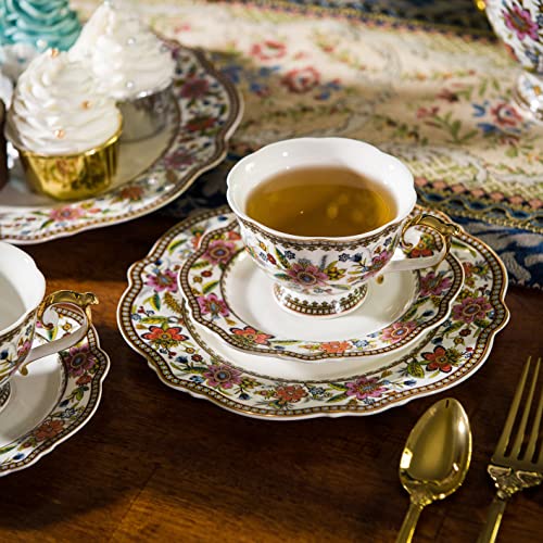 Fine China Dinnerware Sets (Pink)