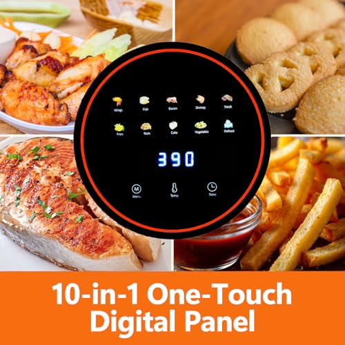 4.7 Qt Glass Air Fryer (Glass-4.7Qt / 4.7 Qt(Glass Style))