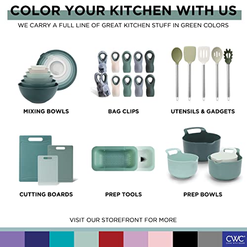 Prep Bowls with Lids (Green / 12 Piece Set - Deep Bowls)