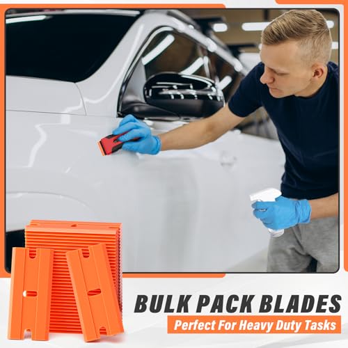 100 Pack Plastic Razor Blades (100 Pcs)