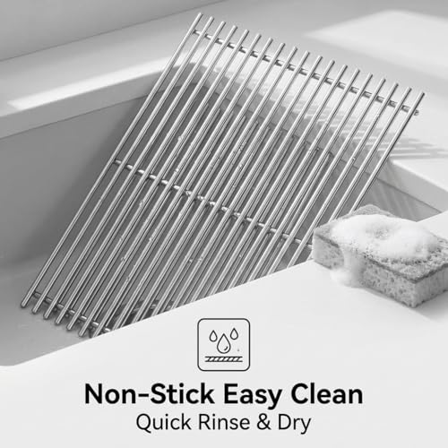 304 Stainless Steel Grill Grates for Weber Genesis II 300 (18.75" x 26.5" - 66095 Genesis II LX 300)