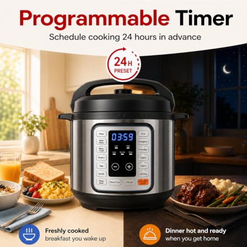 Electric Pressure Cooker 8.5Qt (Silver / 8.5 Quarts)