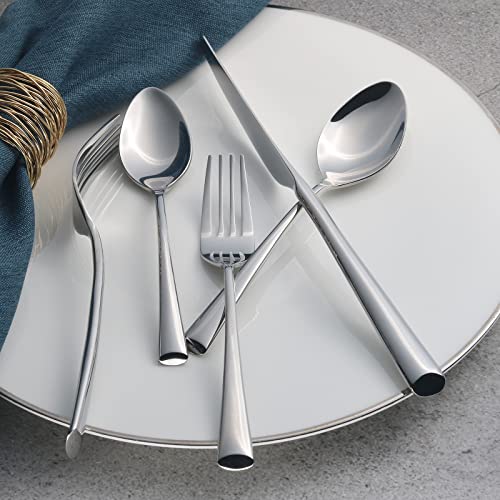 Bailey 20 Piece Forged Silverware Set Stainless Steel Flatware Set (Sliver / 20 pieces for 4)
