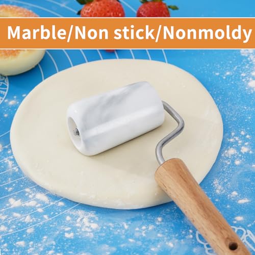 Marble Rolling Pin Non (Type 3 White)