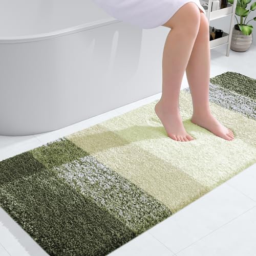 Bathroom Runner Rug 54x24 (54" X 24" / Dark Green)
