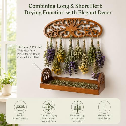 Herb Drying Rack Hanging (Herb Drying Rack-mesh Tray)
