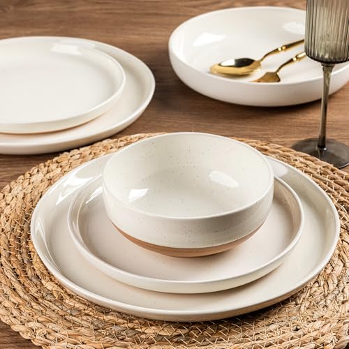 Dinnerware Sets for 4 (Light Beige / Service For 4(16Pcs))
