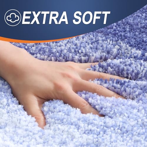 Small Bathroom Rugs 24x16 (24" X 16" / Blue-violet)