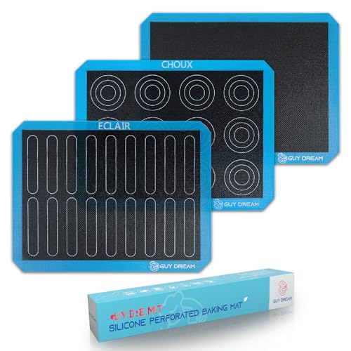 GUYDREMAT Perforated Silicone Baking Mat 11 (Perforated 3-Pack)