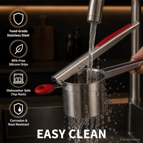 15oz Stainless Steel Potato Masher Ricer (SPR-R)