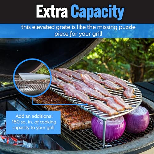 SnS Grills Slow ‘N Sear Elevated Cooking Grate (Elevated Grill Grate / 22")
