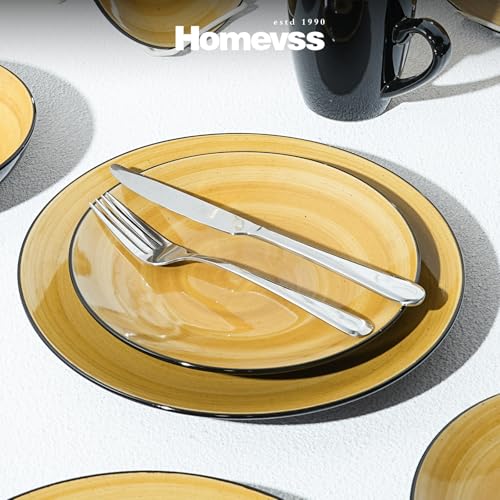 HomeVss Stoneware Sonoma 16pc Dinnerware Set