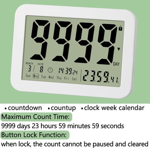 Digital Countdown Days Timer Clock