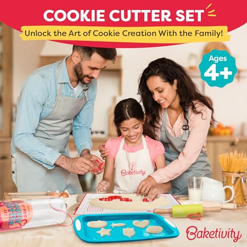 Kids Cookie Cutter Set with 24 Assorted Cookie Cutters Shapes (Cookie Cutter Set)
