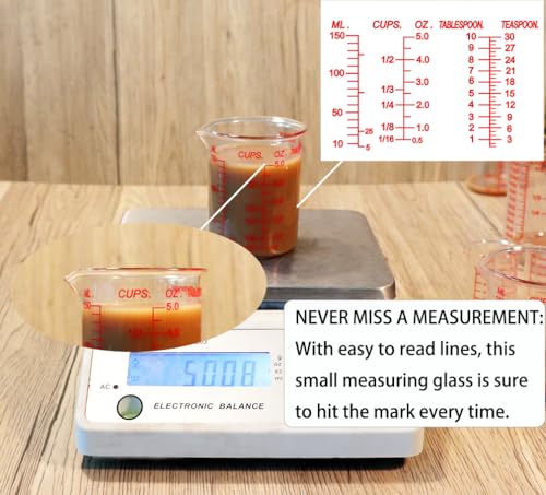 Glass Measuring Cup (150 ML (5 Oz)-SINGLE)