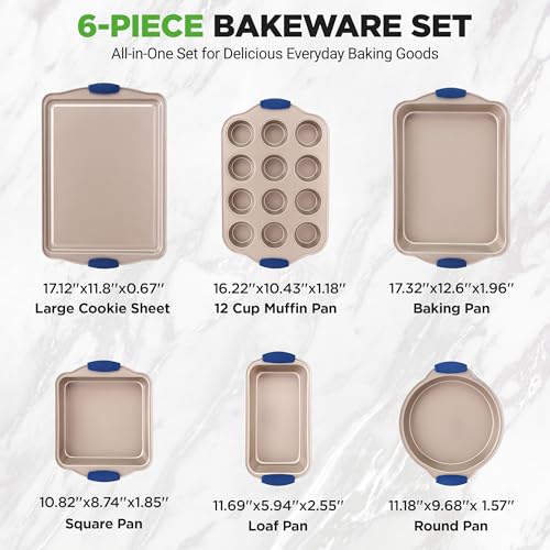 6 Piece Nonstick Bakeware Set
