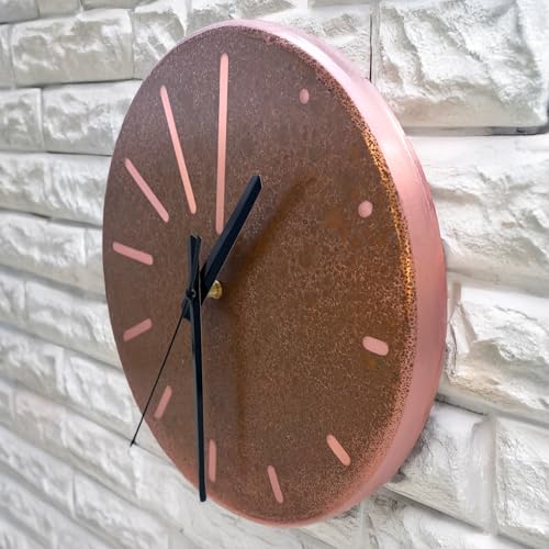 Handmade Pure Copper Wall Clock for Home Decoration (Lines of Time / 17.7)
