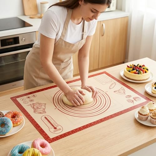 Silicone Baking Pastry Dough Mat (26"L x 16"W)