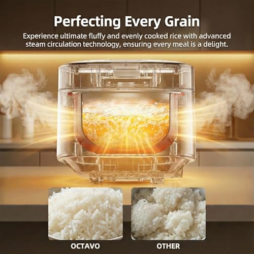 OCTAVO Low Carb Rice Cooker